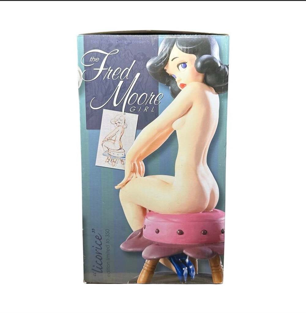Electric Tiki The Fred Moore Girl Licorice Limited Edition Statue #284 of #350